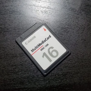 Canon 16MB MEGABYTE MMC MultiMediaCard MMC-16M Camera Memory Card - Picture 1 of 2