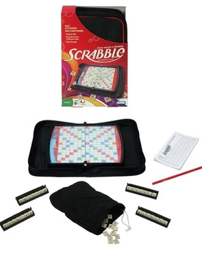 Scrabble Folio Edition Travel Zipped Carry Case Board Game Rare New in Box - Image 1 of 4