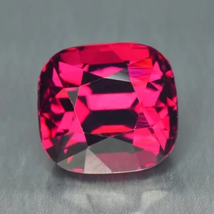 2.81Ct Natural Vivid Pink Umbalite Garnet Cushion Gemstone (Umba River) Tanzania - Picture 1 of 1