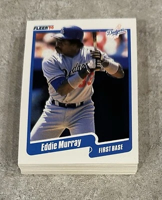 1990 Fleer Los Angeles Dodgers 27 Card MLB Team Set - Image 1 of 2