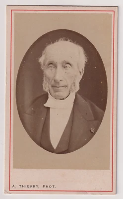 CDV Thierry à Paris - Portrait d'un homme POST MORTEM - Vintage print c.1869 - Photo 1/2