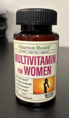 Suplemento multivitamínico para mujer Vimerson Health 30 quilates - caducidad 09/2026 Foto 1 de 3