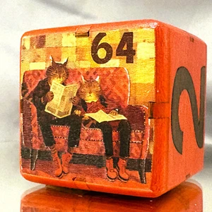 Compagni Accoglienti - Tempo Libero e Letteratura - Backgammon Cubo Doppio 36mm - Foto 1 di 9