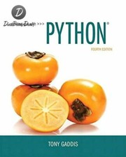 Starting Out with Python 4th Edition by Tony Gaddis (2017, Paperback)