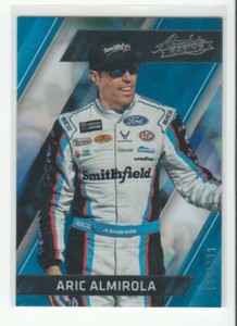2017 Absolute Spectrum Silver #35 Aric Almirola 160/299 - Flat S/H