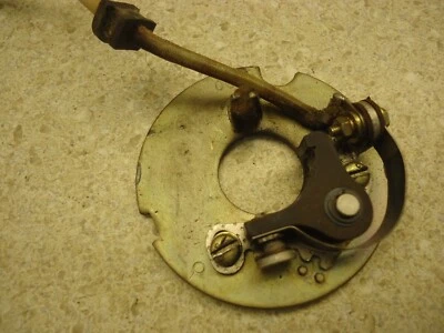 1972 Honda CB100 POINTS PLATE ASSEMBLY CL100 CB125S SL100 XL100 OEM - Image 1 of 4