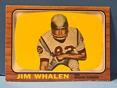 1966 Topps Football Card Jim Whalen #14 Ex Range  KB - Image 1 of 2