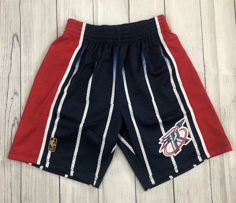 Mitchell & Ness NBA Houston Rockets 96-97 Swingman Road Shorts Mens Size Small Cover