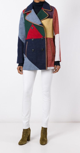 TORY BURCH jacket giacca cappotto coat due file M 38 ASO CELEBRITY TOP