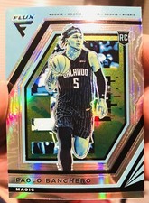 2022-23 Panini Flux Paolo Banchero Silver Rookie Card #237 Orlando Magic Holo RC