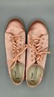 Toms Womens Lena Espadrille Sneakers Shoes Rose Cloud Pink Satin Lace Up 10 
