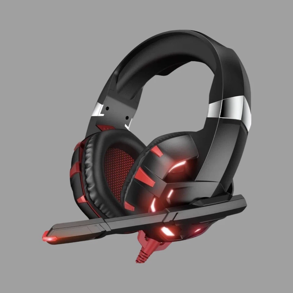 RUNMUS K2 Pro Gaming Headset - Black/Red-loose no box - Image 1 of 1