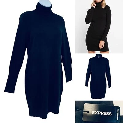 Express Turtleneck Sweater Dress - Image 1 of 4
