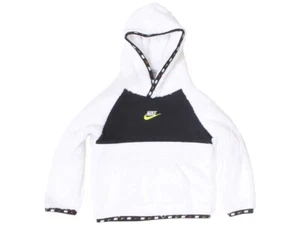 Nike Little Boy's Micro Swoosh Sherpa Pullover Hoodie Size: 7 Toddler 86H229-782 - Picture 1 of 5