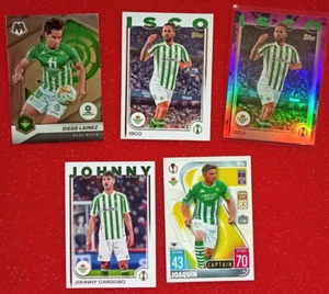 Topps Real Betis 5 Karten Isco Cardoso Joaquin Lainez - Imagen 1 de 1
