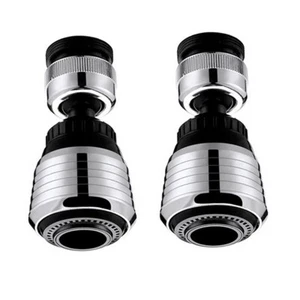 2X Wasserhahn Aufsatz Brausekopf Schwenkbrause Mischdüse Wassersparer Filter* - Bild 1 von 6