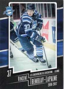 2016/17 Chicoutimi Sagueneens - VINCENT TREMBLAY-LAPALME