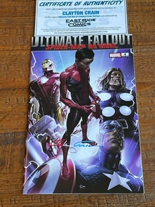 ULTIMATE FALL-OUT 4 FACSIMILE CLAYTON CRAIN INFINITY SIGNED COA TRADE VARIANT-A - Picture 1 of 2