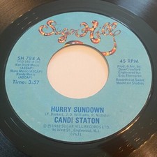 Candi Staton: Hurry Sundown / Count On Me 45 - Sugar Hill - Soul
