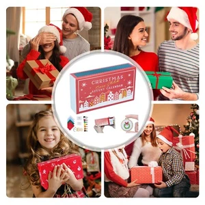 Hristmas Cross Stitch Advent Calendar, Christmas Countdown Embroidery Kit, - Picture 1 of 9