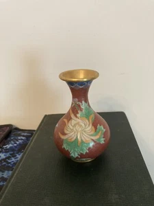 4 inch Japanese cloisonné Vase - Picture 1 of 8