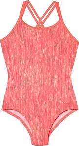 Nike Kids Girl's Rush Heather Spiderback One-Piece (Little Kids/Big Kids)  - Picture 1 of 2