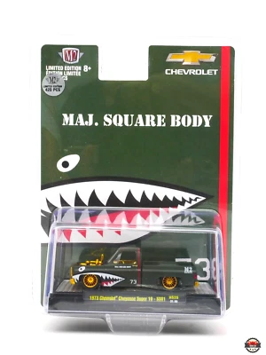 M2 1973 CHEVROLET CHEYENNE SUPER 10 CHASE MAJ. SQUARE BODY 1:64 SCALE DIECAST - Image 1 of 3