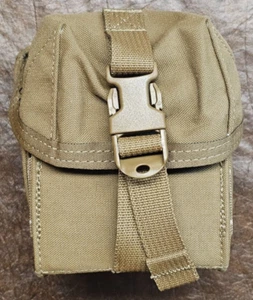 FirstSpear 40mm grenade 4 Pack 6/9 MOLLE Coyote brown pocket pouch 40 mm HE Rnds - Picture 1 of 8