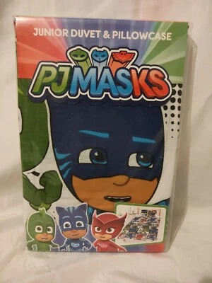 Juego de edredón y funda de almohada reversible PJ Masks junior/niño pequeño aprox L150 x W120 cm  Foto 1 de 4