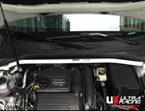 For 06-14 AUDI TT / TTS MK2(8J) 2.0 TFSI Ultra Racing Front Strut Bar 2 POINTS - Picture 1 of 10