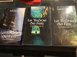 Le Trône De Fer  ( Game Of Thrones ) 3 Livres L’intégrale 1-2 Et 3  Gros Livres