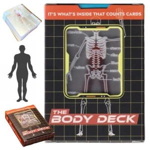 The Body-Deck,Unique Transparent 3D Image of The Human Anatomy Playing Card C7G4 - Picture 1 of 7