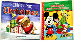 2 Childrens Books - Mickey's Night Before Christmas & A Chick 'N' Pug Christmas - Picture 1 of 19