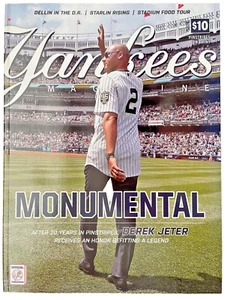 Derek Jeter New York Yankees Magazine Mai 2017 Ruhestandszeremonie monumental - Bild 1 von 2