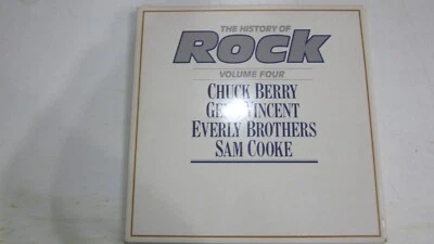 1981 Vinyl LP, THE HISTORY OF ROCK, Chuck Berry, Gene Vincent, Everly Brothers - Image 1 of 4