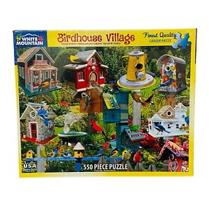 White Mountain Birdhouse Village Jigsaw Puzzle 550 Piece