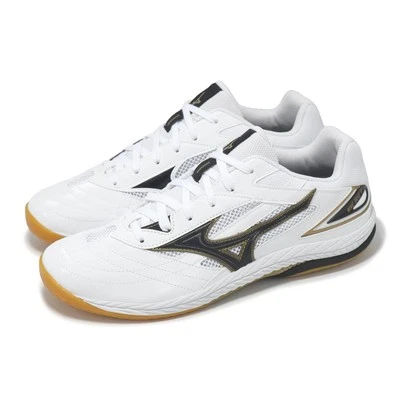 Mizuno Wave Drive 9 White Black Gum Men Unisex Table Tennis Shoes 81GA2205-52 - image 1 of 4