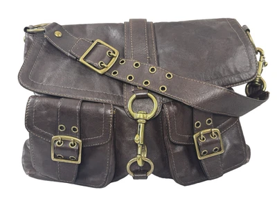 VTG Coach Legacy Brooklyn Brown Leather Messenger Tote Y2K 2005 Large Bag 7466 - Image 1 of 4