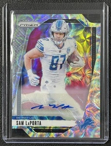 SAM LAPORTA 2024 PANINI PRIZM #96 AUTO CHOICE 93 /100 LIONS - Picture 1 of 2