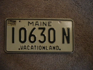 MAINE VACATIONLAND    *   LICENSE PLATE BUY ALL STATES HERE FREE SHIPPING - Picture 1 of 1