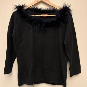 Monsoon Lambs Wool and Angora Jumper Size 14 - Picture 1 of 3
