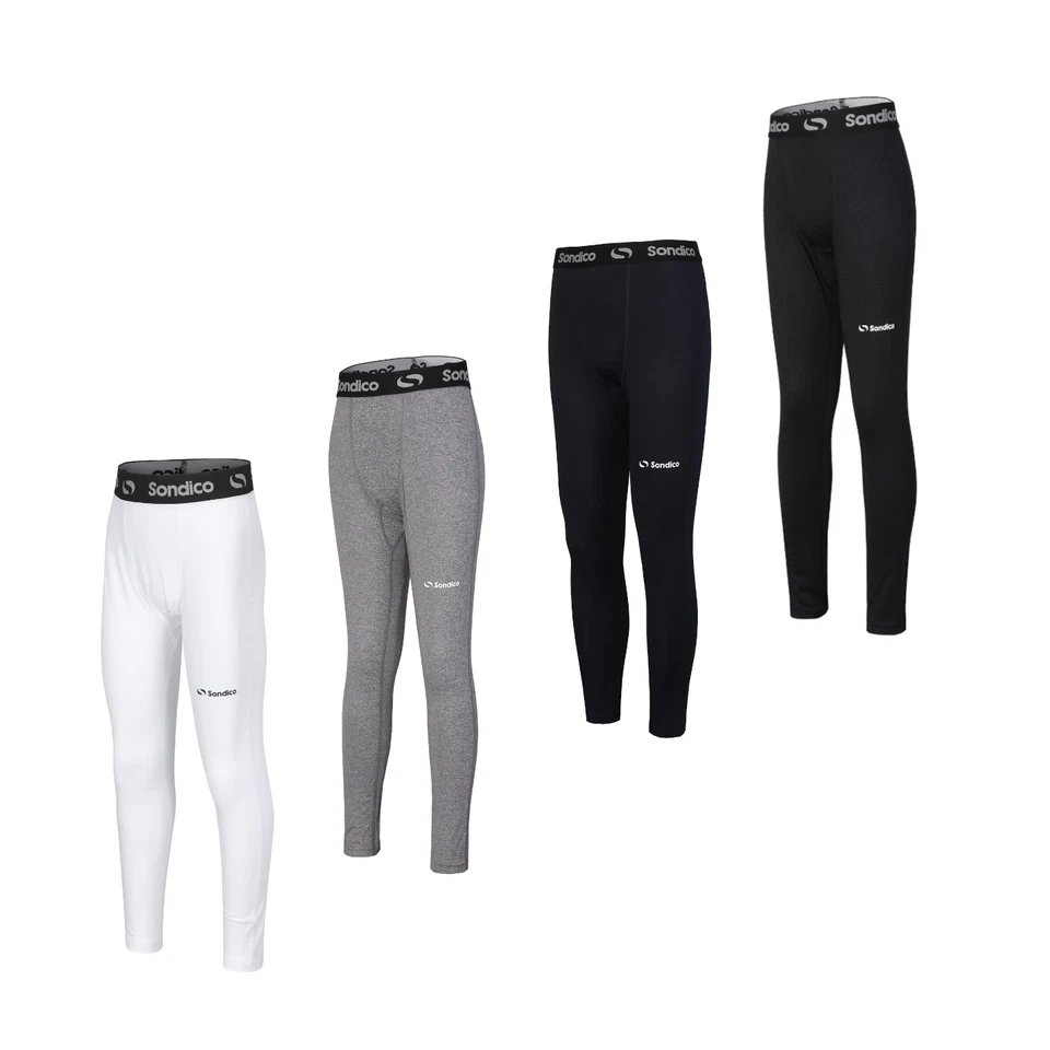 Mens Sondico Elasticated Base Layer Compression Training Running Tights Bottoms - Image 1 of 1