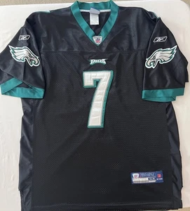 Vintage Reebok Philadelphia Eagles Michael Vick #7 Jersey Size 54 Black Stitched - Picture 1 of 10