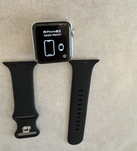Apple Watch Series 3 Silver Aluminium 38MM GPS + Cellular [A1860] Good - Picture 1 of 9
