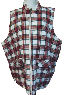 Maurices Buffalo клетку шерпа/искусственного меха жилет женщин насмешливый шеи карманы fULL молнии ~ 4 X - Изображение 1 из 4