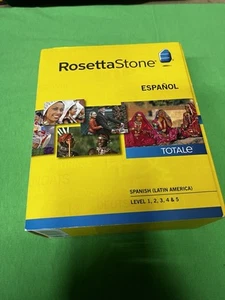 Rosetta Stone Spanish (Latin America) Levels 1-5, PC, Mac, All Discs Clean - Picture 1 of 6