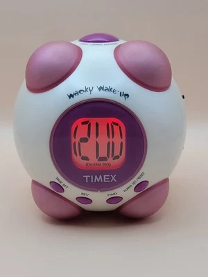 *LEER DESC.* Timex T156WP Wacky Wake-Up ShakeNWake Vibrador Hablando Reloj Despertador Foto 1 de 4