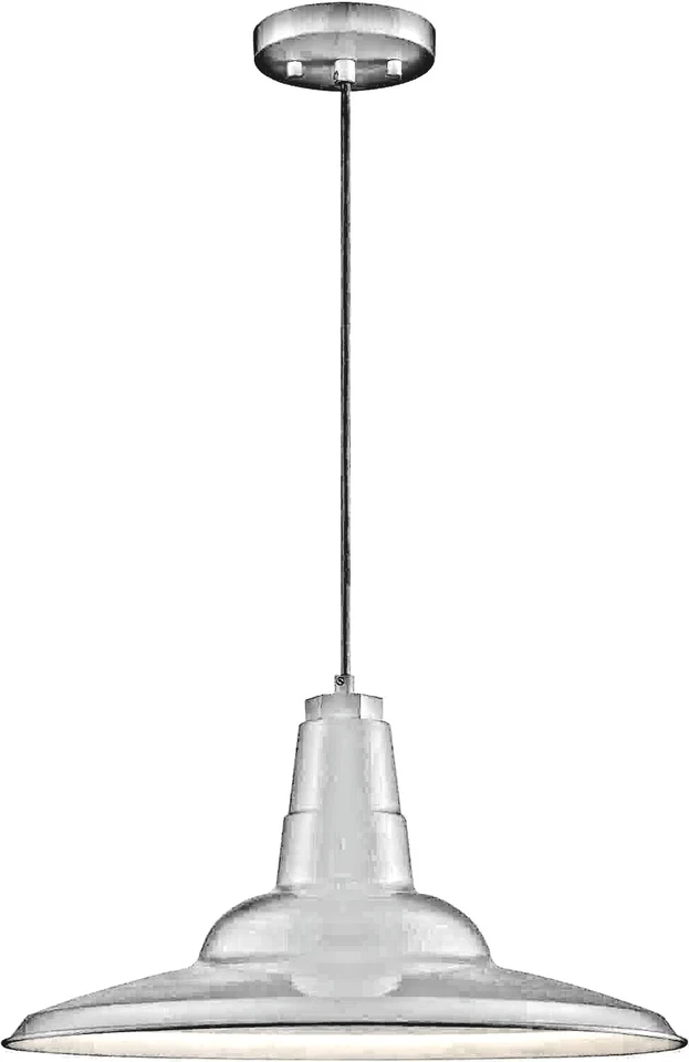 Kichler Brushed Nickel Single Transitional Tinted Glass Dome Pendant 82276