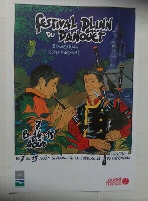 Affiche Alain GOUTAL  Festival  PLINN Du DANOUET Bourbriac D 22 • 8€