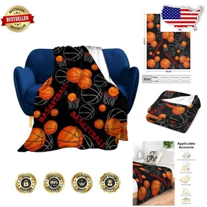 Versatile 3D Printed Flannel Blanket for Sports Fans - All-Season Cozy 80''x60'' - Picture 1 of 11